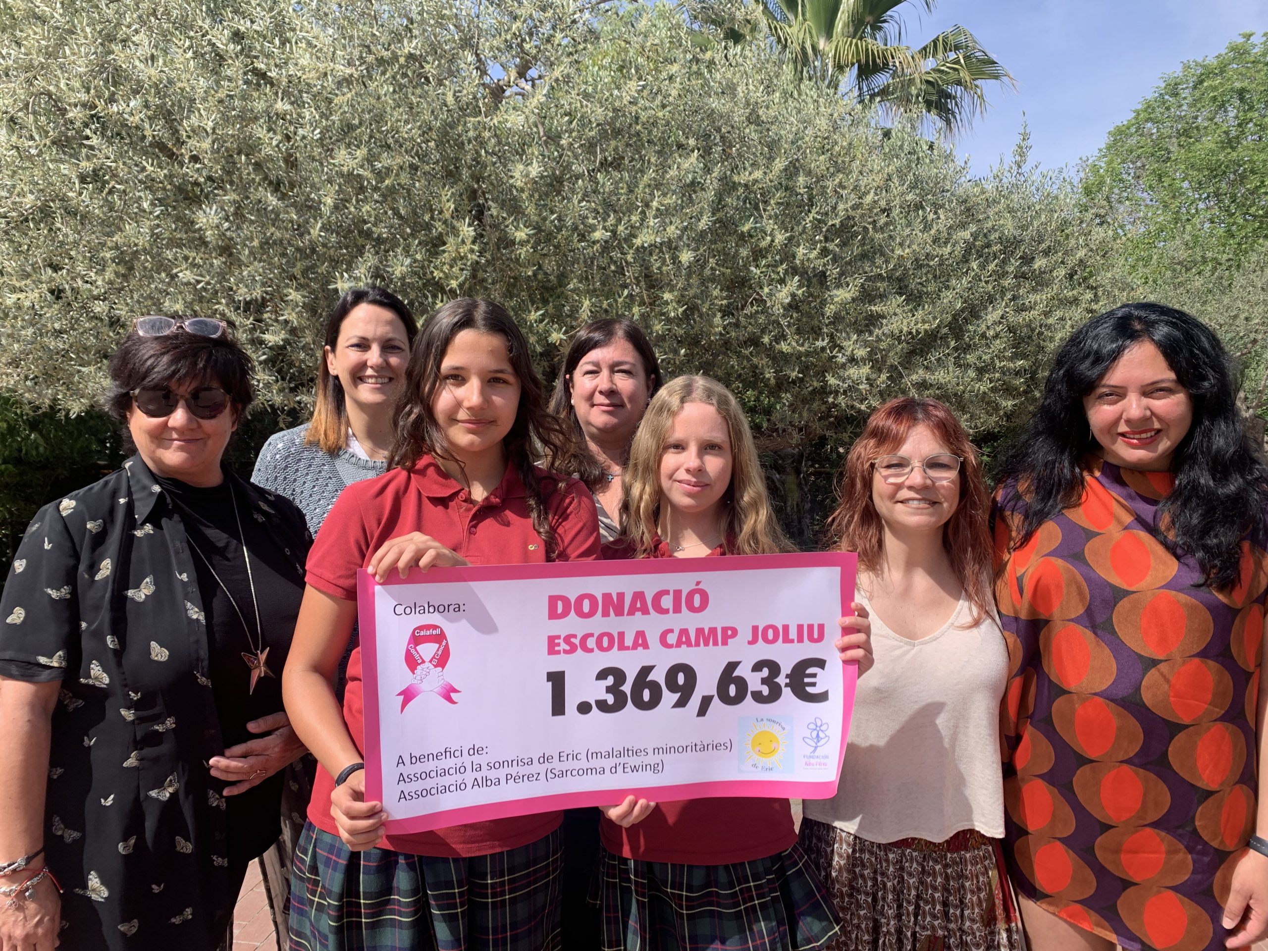 Lliurem1369 euros per a la lluita contra el càncer infantil